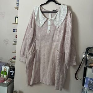 Shien curve Tween pink dress